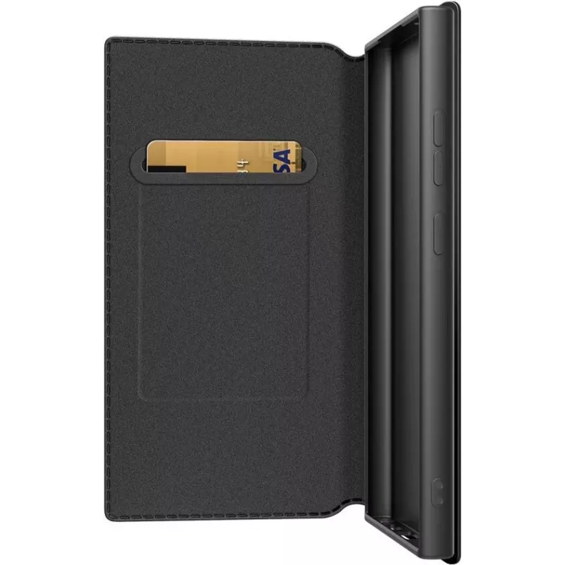 Black Rock capa tipo carteira Slim Folio para Samsung Galaxy S23 Ultra 6,8 polegadas preto 00226128