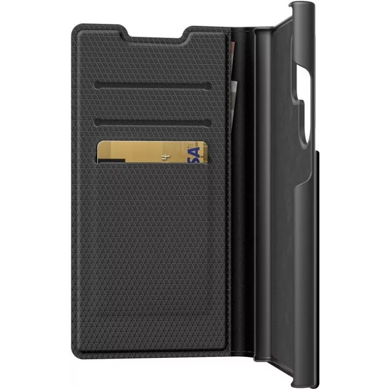 Black Rock capa tipo carteira The Classic Folio para Samsung Galaxy S23 Ultra, preto 00226129