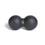 Bola de massagem fascial Blackroll DuoBall 8 cm - preta