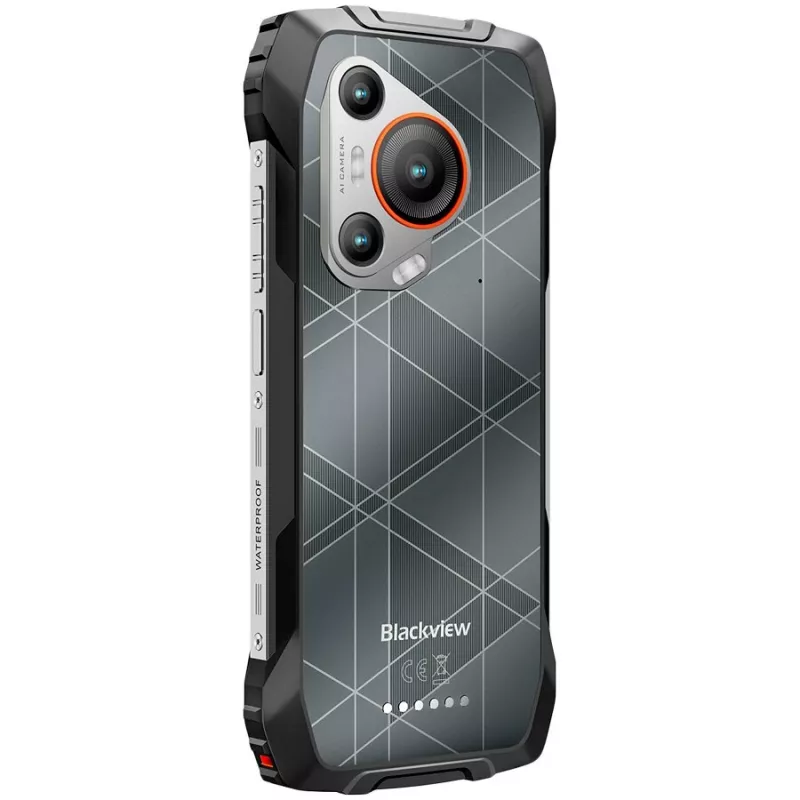 Blackview BL7000 Robusto Dual 5G 6,78 inch FHD+ IPS 8GB+256GB MT6835V Octa-Core 2,4GHz 50MP+20MP visão noturna NFC Glove Mode AI 7500mAh Android 15 laranja