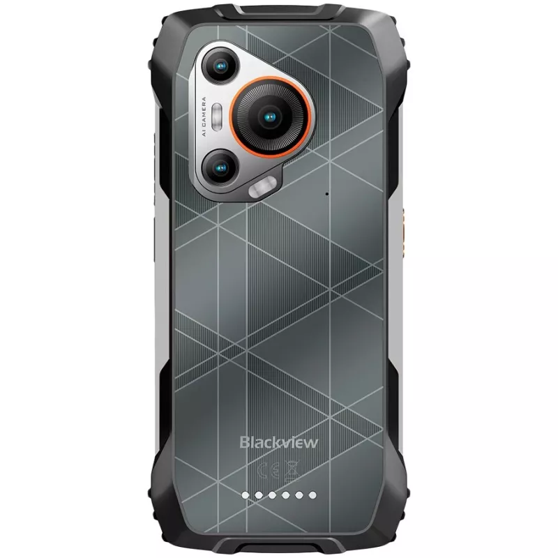 Blackview BL7000 Robusto Dual 5G 6,78 inch FHD+ IPS 8GB+256GB MT6835V Octa-Core 2,4GHz 50MP+20MP visão noturna NFC Glove Mode AI 7500mAh Android 15 laranja