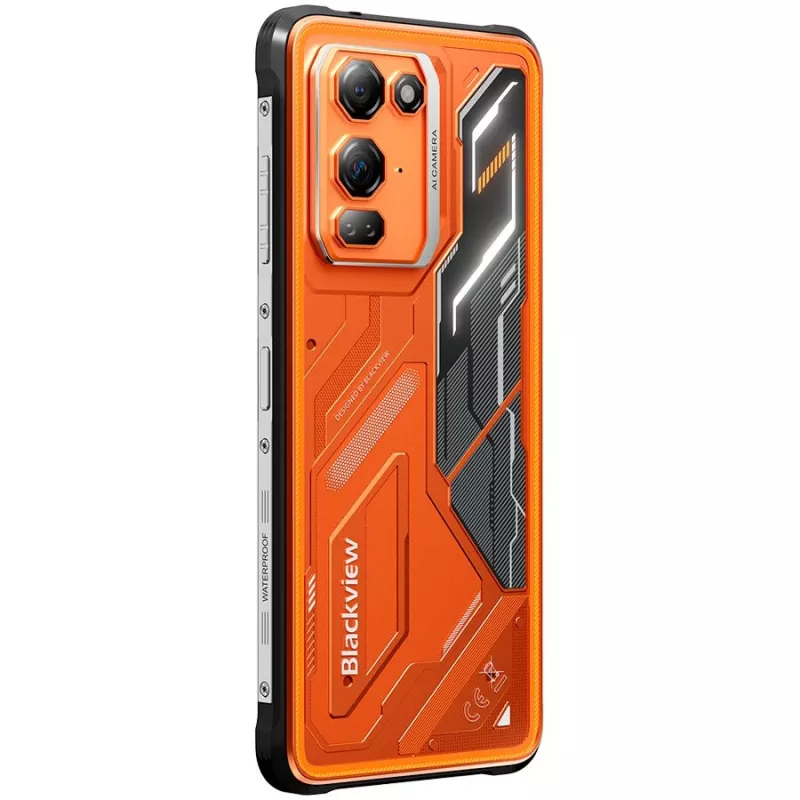 Blackview Fort 200 smartphone, 6GB/256GB, laranja