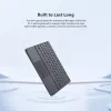 Teclado Bluetooth Blackview K1 sem fios ultra-slim 10 polegadas – bateria 280mAh, Bluetooth 3.0, compatível com Windows / Android / iOS, cinzento preto