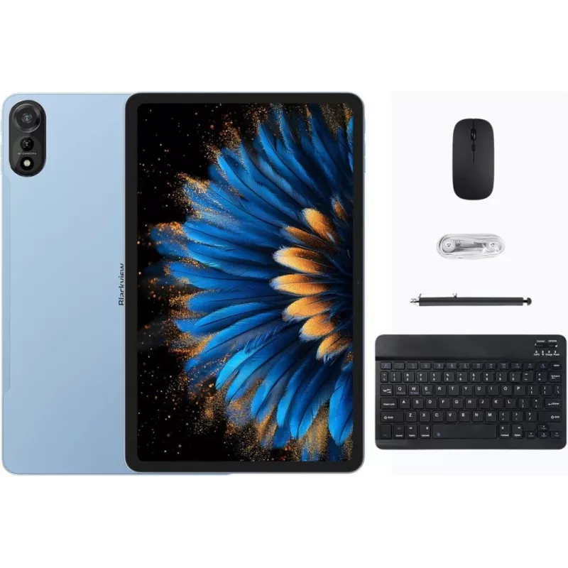 Blackview MEGA 2 Tablet 12 polegadas 6/256GB 4G LTE com conjunto de teclado, capa, stylus e rato, verde