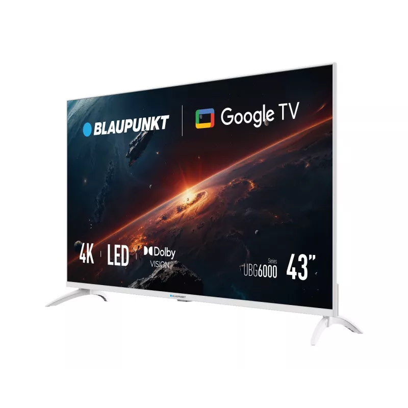 Blaupunkt 43UBG6010S 43 polegadas (108 cm) 4K Ultra HD Google TV, branco