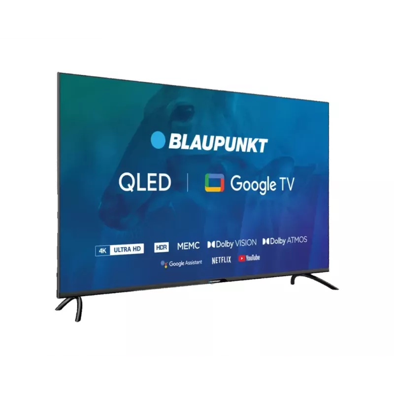 Blaupunkt 50QBG6000S 50 polegadas (126 cm) QLED 4K Ultra HD Google TV, Dolby Vision, Dolby Atmos