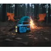 Blaupunkt ER10BC Survival rádio de emergência AM/FM com lanterna LED, Blue Camo