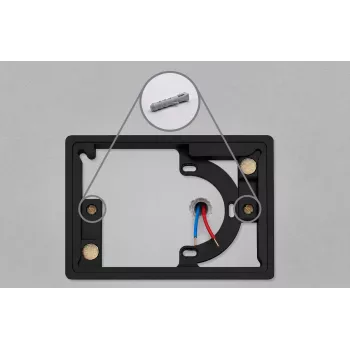 BLEBOX framePanelM Moldura de montagem em parede branca para ControlPanelM