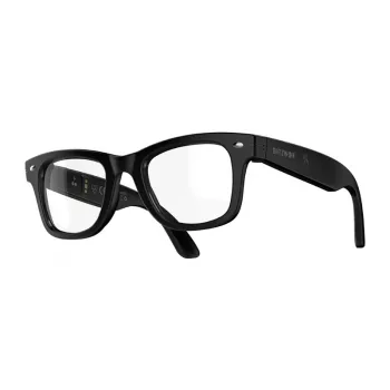 BlitzWolf BW-AG1 Óculos inteligentes AI com áudio open-ear, Bluetooth 5.3, IPX4, armação TR90
