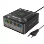 Carregador GaN USB-C BlitzWolf BW-S28 260W, 2x USB-A, 3x USB-C, carregador sem fios 15W, preto