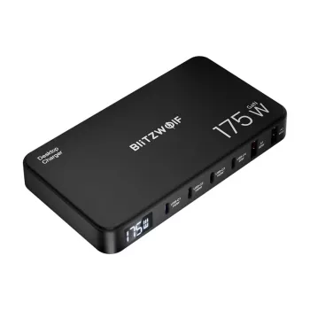 Blitzwolf BW-S30 Estação de Carregamento 6-em-1 4xUSB-C + 2xUSB 175W