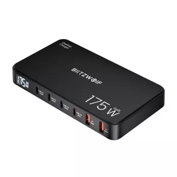 Blitzwolf BW-S30 Estação de Carregamento 6-em-1 4xUSB-C + 2xUSB 175W