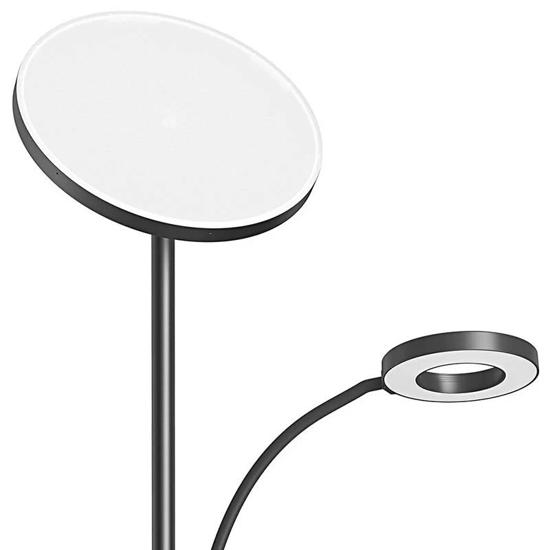 Candeeiro de pé duplo com comando BlitzWill BWL-FL-0001 BLITZWOLF, 36W (preto)