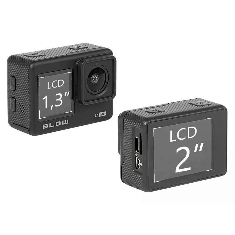 BLOW câmara de ação 20 MP 5K Ultra HD CMOS Wi-Fi 58 g