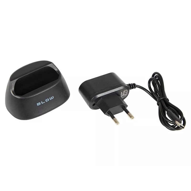 BLOW Telemóvel para seniores preto com suporte S18D