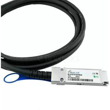 BlueLAN BL070701W1M30 Cabo Direct Attach QSFP56, 200GBASE-CR4, 30AWG, 1 metro, compatível com NVIDIA 980-9I65T-00J003