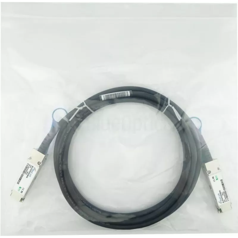 Cabo DAC InfiniBand HDR QSFP56 BLUELAN BlueOptics BL070701W3M30-BL 3m laranja