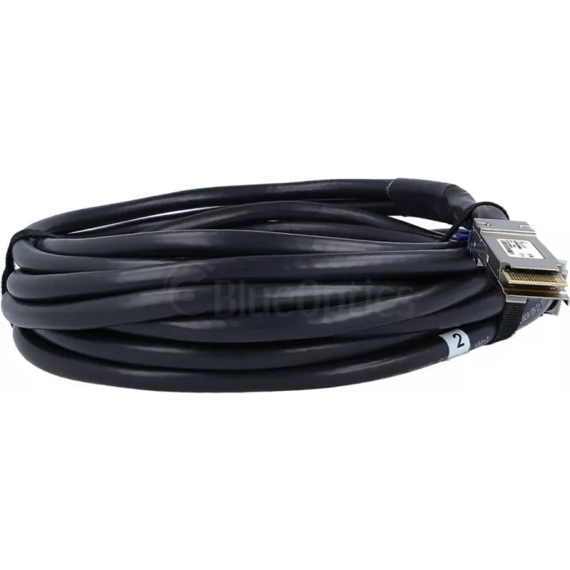 BlueLAN Compatível Juniper 720-128729 Cabo Direct Attach Breakout 400GBASE-CR8 QSFP-DD para 2x200GBASE-CR4 QSFP56 Passivo, 2m, AWG26