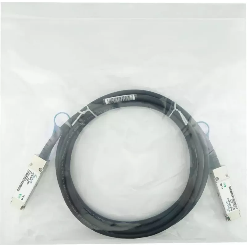 BlueLAN MCP1600-C003-BL Cabo Direct Attach QSFP28 Compatível, 100GBASE-CR4, InfiniBand EDR, 26AWG, 3 Metros