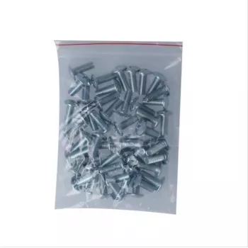 BlueOptics BlueLAN Porcas gaiola M6 e parafusos conjunto de 50 peças para armários de rede - Painel de gestão de cabos 19 polegadas - Kit de montagem aço - Prateado (BLCNS003)