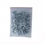 BlueOptics BlueLAN Porcas gaiola M6 e parafusos conjunto de 50 peças para armários de rede - Painel de gestão de cabos 19 polegadas - Kit de montagem aço - Prateado (BLCNS003)