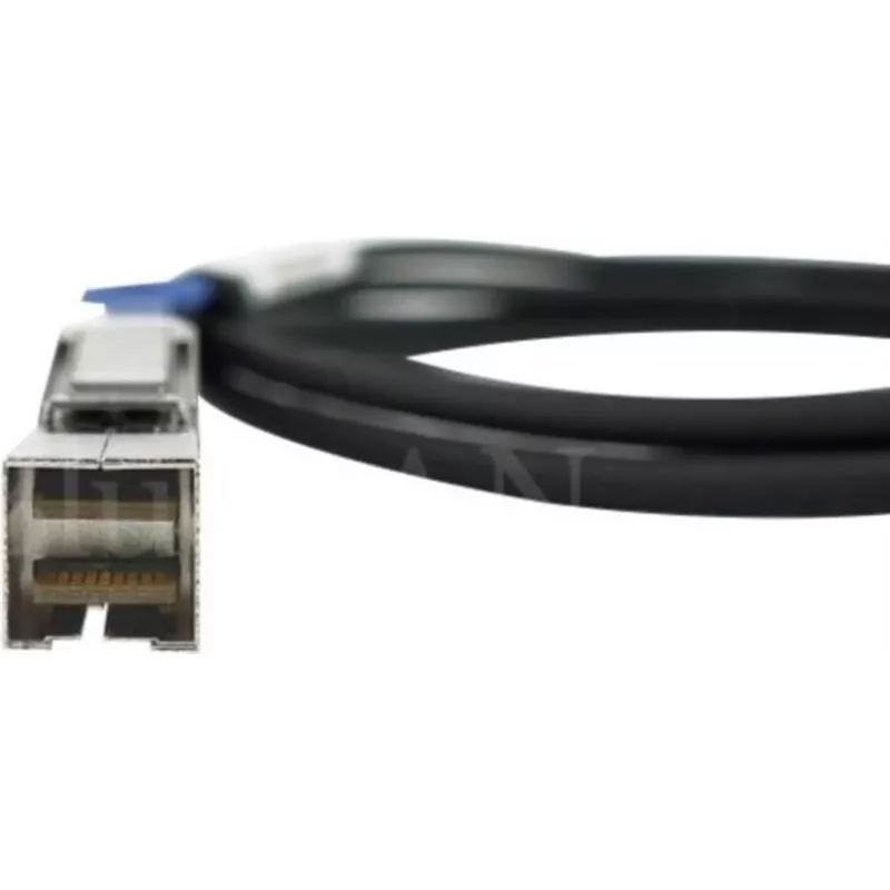 BLUEOPTICS Cabo híbrido MiniSAS BlueLAN compatível com HPE 716189-B21, 4x Mini-SAS (SFF-8088) para 4x Mini-SAS HD (SFF-8644), AWG30, 1 metro (716189-B21-BL)