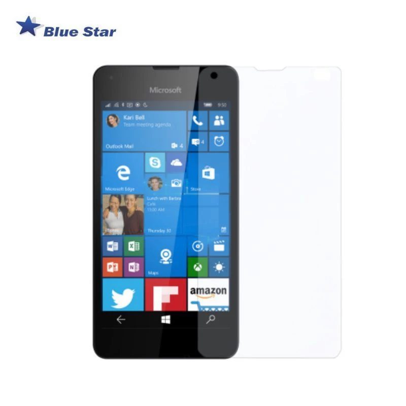 BlueStar Protetor de ecrã de vidro temperado para Microsoft Lumia 550 (1 pack, transparente)