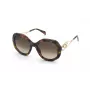 Óculos de sol de mulher BLUMARINE SBM892-550AHL borboleta Havana castanho degradê 55mm