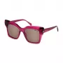 Óculos de sol de mulher Blumarine SBM832S5401BV borboleta acetato preto cinzento degradê UV400
