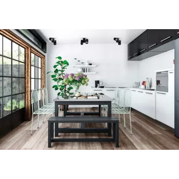 Holofote duplo BLURRO 2xGU10 CO-B, preto, GU10, regulável, cabeças orientáveis, interior