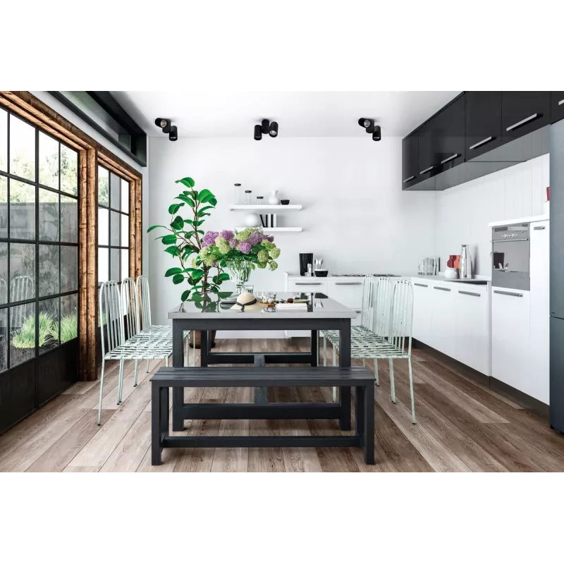 Holofote duplo BLURRO 2xGU10 CO-B, preto, GU10, regulável, cabeças orientáveis, interior