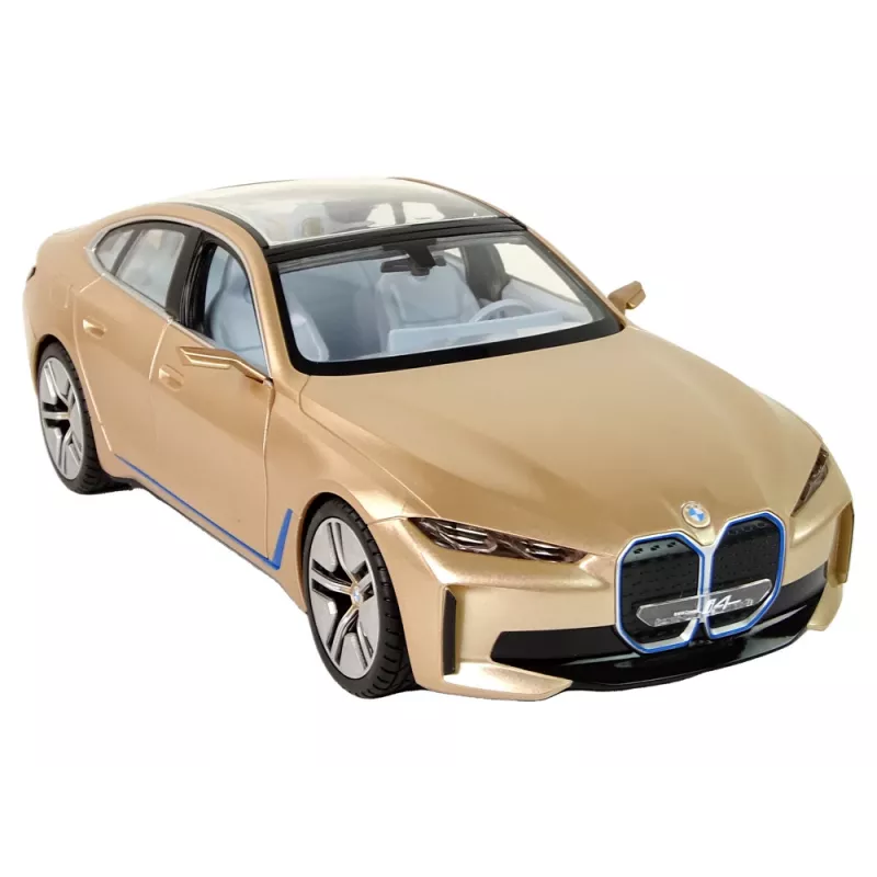 BMW I4 Carro RC com controlo remoto Rastar dourado 1:14