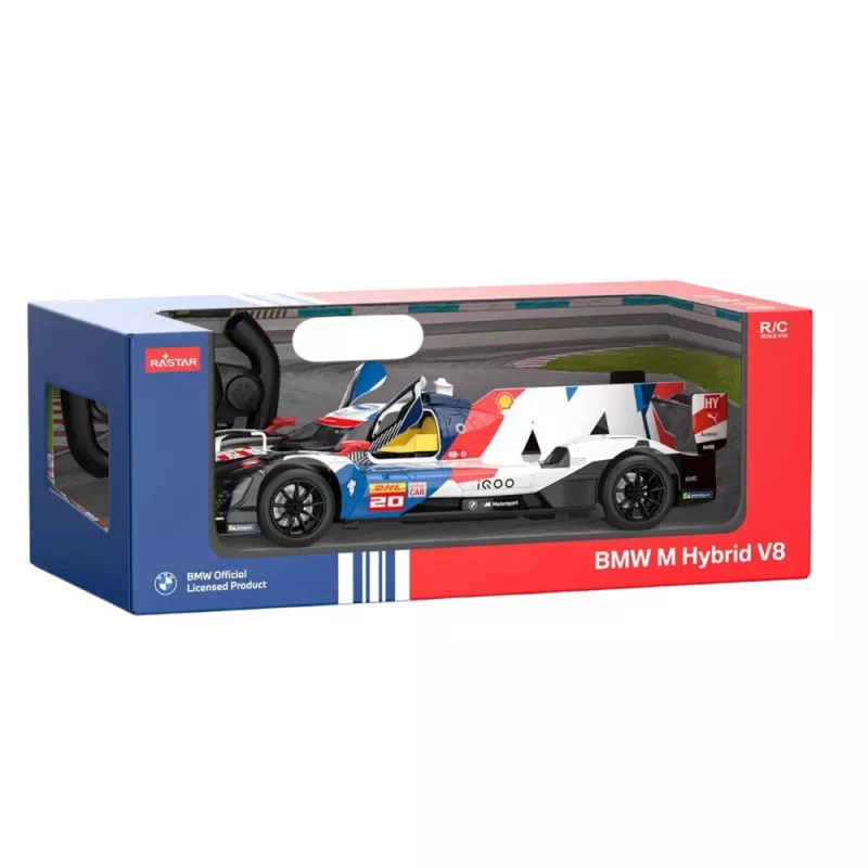 Carro de corrida BMW M Hybrid V8 RC Rastar com controlo remoto 1:14