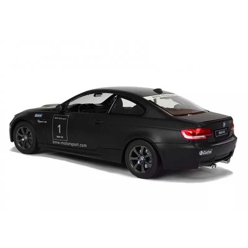 Carro desportivo de controlo remoto BMW M3 RC Rastar preto 1:14