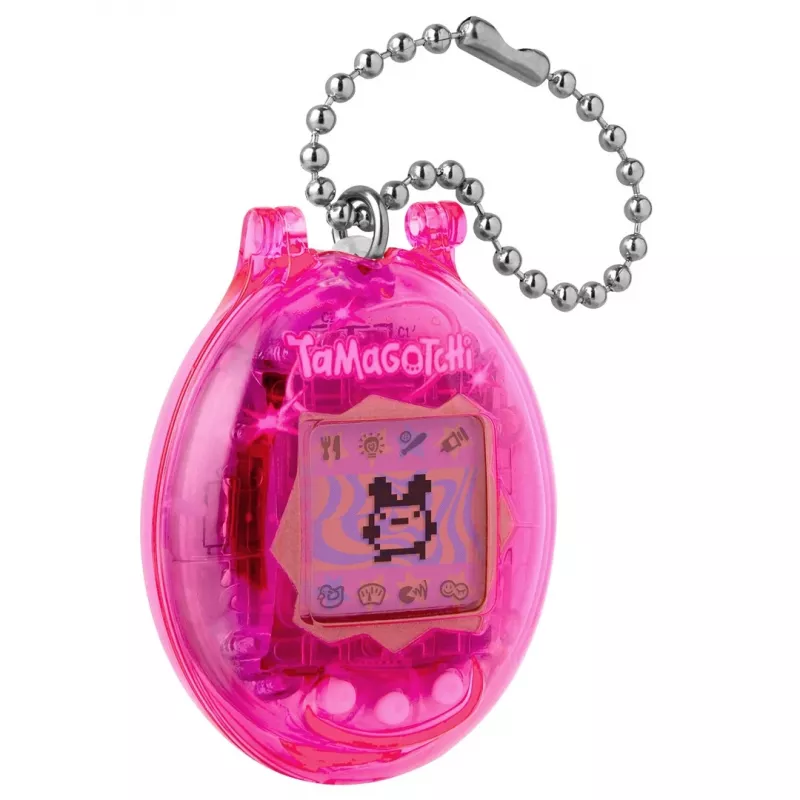 Tamagotchi Original Virtual Pet BND com capa protetora - rosa