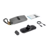 BoboVR CG2 estação de carregamento para headsets VR – dock magnético 3 em 1 com clipe de 350 mAh e estojo de viagem, preto