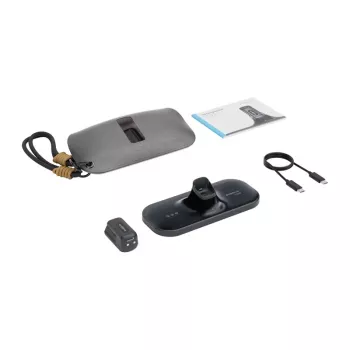 BoboVR CG2 estação de carregamento para headsets VR – dock magnético 3 em 1 com clipe de 350 mAh e estojo de viagem, preto