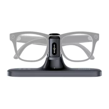 BoboVR CG2 estação de carregamento para headsets VR – dock magnético 3 em 1 com clipe de 350 mAh e estojo de viagem, preto