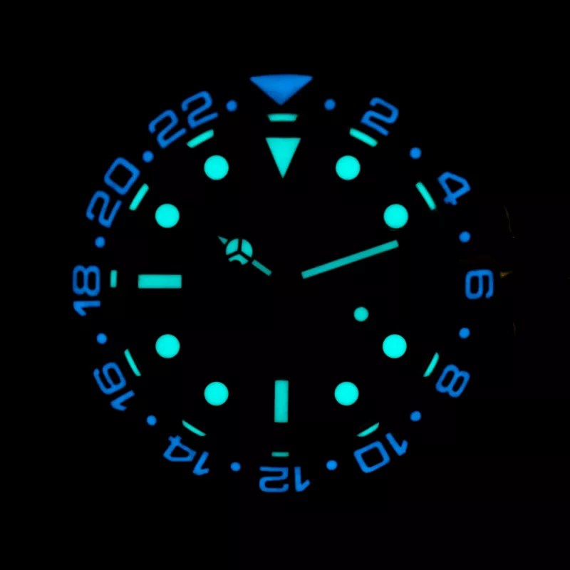 Relógio de quartzo analógico unissexo BOBROFF BF0007 41mm caixa de aço inoxidável mostrador preto bracelete de pele