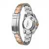 Relógio de quartzo analógico unissexo BOBROFF BF0007 41mm caixa de aço inoxidável mostrador preto bracelete de pele