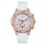 BOBROFF BF1002L25 relógio unissexo analógico de quartzo 43mm caixa de aço inoxidável bracelete de pele preta