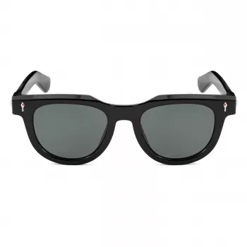 BOBROFF BFG0011-C1 Óculos de sol unissexo - Armação clássica de plástico de aro completo com proteção UV400