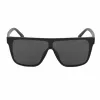 Bobroff BFG0032-S05P Óculos de sol homem – polarizados, armação preta, lentes cinzentas, 143 mm