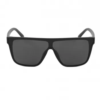 Bobroff BFG0032-S05P Óculos de sol homem – polarizados, armação preta, lentes cinzentas, 143 mm