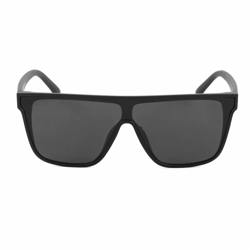 Bobroff BFG0032-S05P Óculos de sol homem – polarizados, armação preta, lentes cinzentas, 143 mm