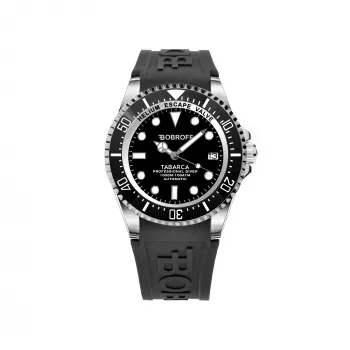Relógio analógico de quartzo BOBROFF MAN BF0001-BFSTN 44mm aço inoxidável