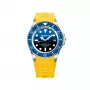 BOBROFF MAN BF0003baBFSTA relógio analógico de quartzo 44 mm mostrador preto bracelete de pele