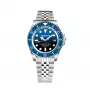 BOBROFF MAN BF0003baBFSTJ relógio analógico de quartzo 42mm mostrador preto bracelete de pele