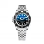 BOBROFF MAN BF0003iJ relógio analógico de quartzo 42mm pele preta
