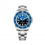 BOBROFF MAN BF0003J1ba relógio analógico de quartzo de 44mm - mostrador preto, bracelete de pele